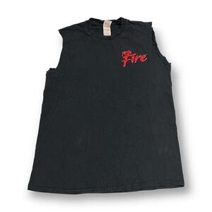 Gildan Kentucky Fire Jim Beam Cut Sleeves Top Size Medium